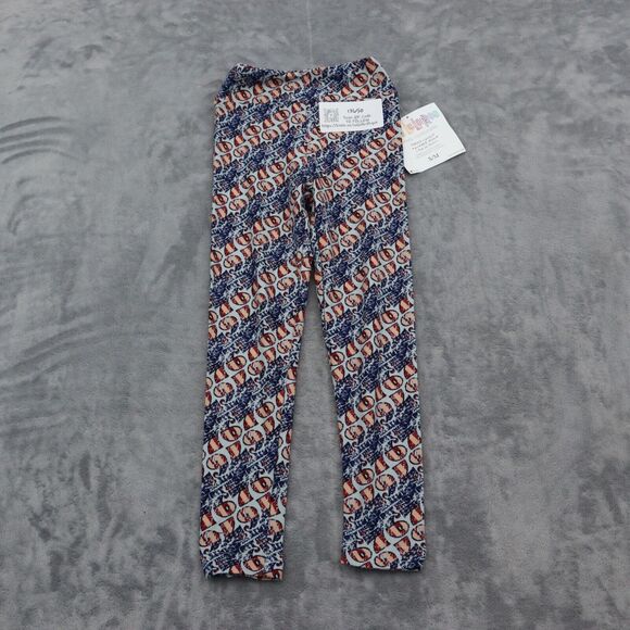 LulaRoe Pants Girls S to M Simply Comfortable White Gray Set of 2 Leggings - Picture 13 of 16